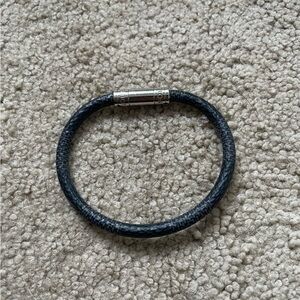 louis vuitton leather bracelet